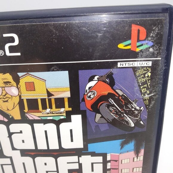 Sony Playstation 2 Grand Theft Auto Vice City Video Game 2002 Cars Action - Picture 5 of 7